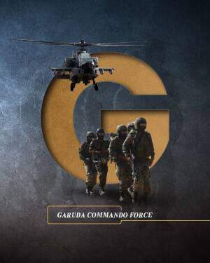 Garuda Commando Force Poster Advertisement For X