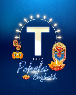 Pohela Boishakh festive illustration with traditional motifs