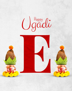 Ugadi festival decoration with coconuts and flowers