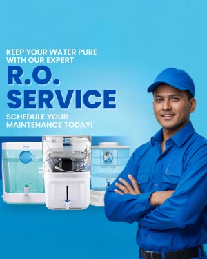 RO Service Technician with Water Purifier