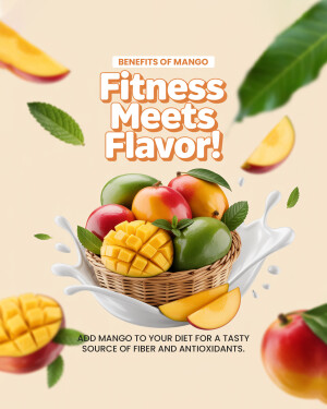 A vibrant image showcasing mangoes and their health benefits.
