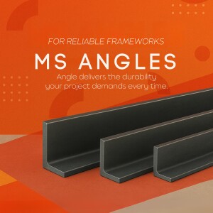 Image of MS Angles for construction and industrial use