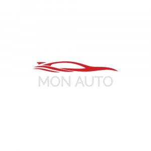 Mon Auto logo featuring a red car silhouette