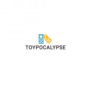 Toypocalypse logo featuring dice and a star