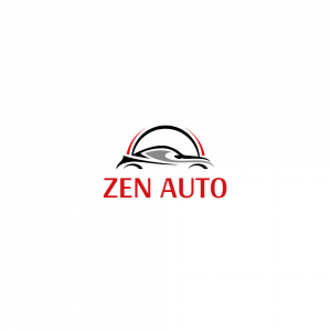 Zen Auto logo featuring a car silhouette and text