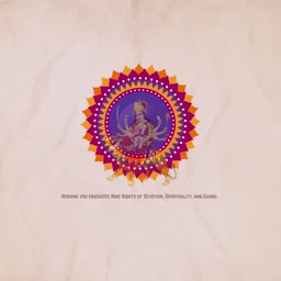 Navratri Festival Greeting Card Business Poster For Pinterest