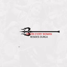 Within Every Woman Resides Durga Design For Threads