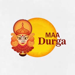 Maa Durga Navratri Greeting Artwork For Twitter