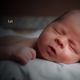 Sleeping Newborn Baby Portrait Branding Post For Twitter