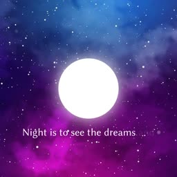 Night Dreams Inspirational Quote Social Media Post For Facebook