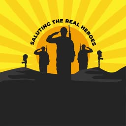 Saluting The Real Heroes - Military Tribute Branding Post For Threads