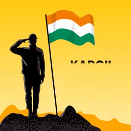 Kargil Vijay Diwas Tribute Poster For Threads