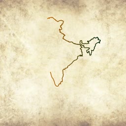 Minimalist Map Of India Creative Design For Telegram