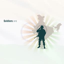 Indian Soldier Tribute Poster Design For Pinterest