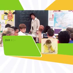 Classroom Education Scene Poster For LinkedIn