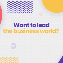Lead The Business World Quote Design For X