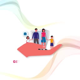 Family Protection Insurance Concept Design For Google Business Profile