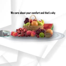 Fresh Fruits Delivery Branding Post For Instagram