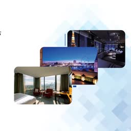 Luxury Hotel Room Views And Interiors Collage Advertisement For Pinterest