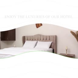 Luxury Hotel Bedroom Accommodation Graphic For Twitter
