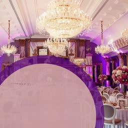 Luxurious Wedding Banquet Hall Graphic For Google Business Profile