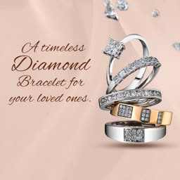 Timeless Diamond Bracelet Collection Advertisement For Google Business Profile