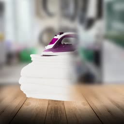 Ironing Clean White Linens Branding Post For Google Business Profile