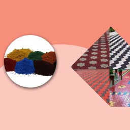 Industrial Pigments And Paving Patterns Banner For Facebook