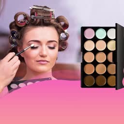 Professional Makeup Application And Concealer Palette Template For Google Business Profile