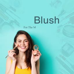 Beauty Blush Application Tutorial Design For LinkedIn