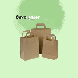 Eco-friendly Paper Shopping Bags Graphic For Twitter