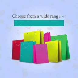 Colorful Shopping Bags Promotional Graphic Promotional Banner For X