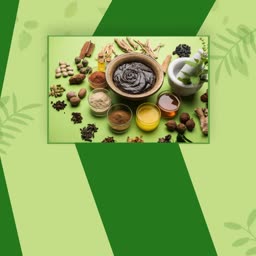 Ayurvedic Herbal Preparation Marketing Image For Telegram
