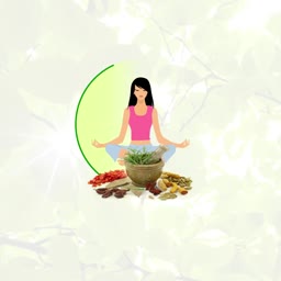 Yoga And Ayurveda Wellness Illustration Template For WhatsApp