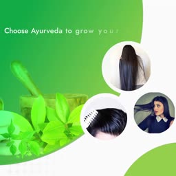 Ayurvedic Hair Growth Promotion Design For Instagram