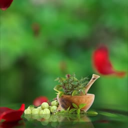 Ayurvedic Herbal Mortar And Pestle Artwork For Twitter
