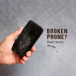 Broken Phone Repair Service Graphic For Pinterest