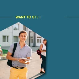 Want To Study Abroad Program Promotion Graphic For Pinterest