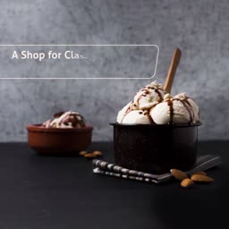 Classic Almond Ice Cream Delight Artwork For Pinterest