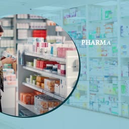 Pharmacy Shelves Selection Flyer For Threads