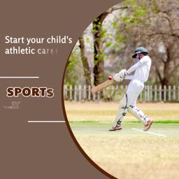 Junior Cricket Coaching Program Artwork For X