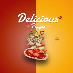 Delicious Pizza Promotion Post For WhatsApp
