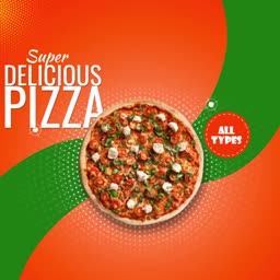 Super Delicious Pizza Promotion Creative Design For X