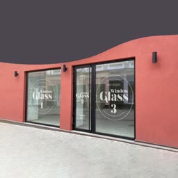 Modern Commercial Storefront Design Promotional Banner For LinkedIn