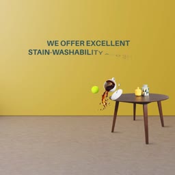 Stain-Washable Paint Advertisement Design For WhatsApp