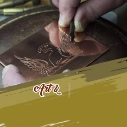 Artisan Engraving Copper Plate Template For Google Business Profile