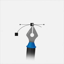 Pen Tool Bezier Curve Illustration Artwork For Pinterest