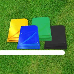 Colorful Tarpaulins On Grass Graphic For Pinterest