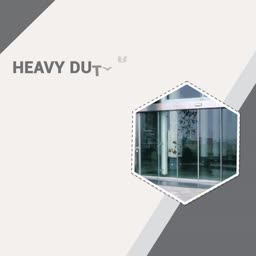 Heavy Duty Automatic Glass Door System Creative Design For Threads