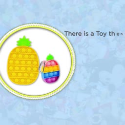 Pineapple Pop It Fidget Toys Image For Twitter